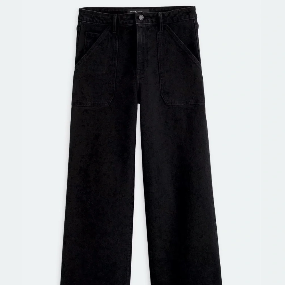 Just Black Cargo Wide-Leg Jeans - Picture 5 of 6